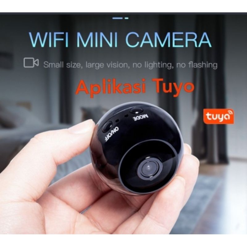 Jual Ip Cam Mini Wireless Mc55 3Mp 1080P Night Vision Motion Detection / With Battery Ip Cam -Tuyo Indonesia|Shopee Indonesia