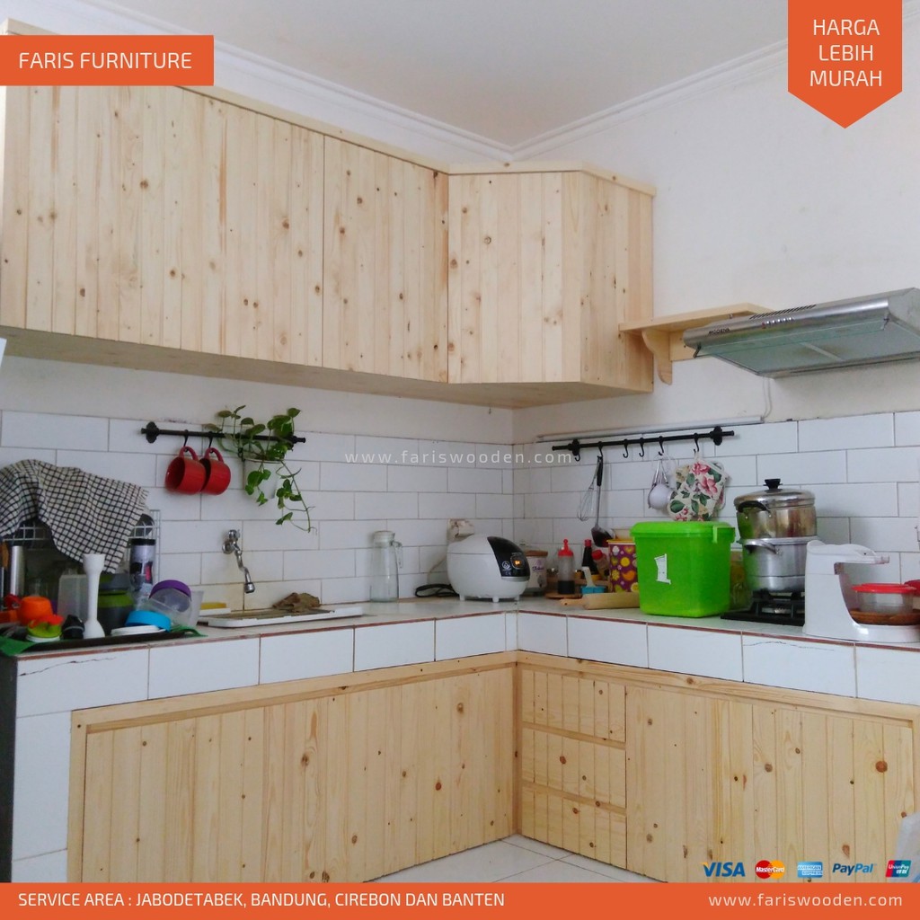 Gambar Kitchen Set Dari Kayu Jati pulp