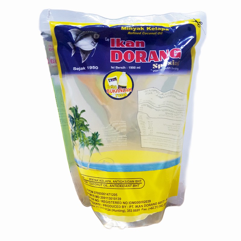 Minyak Kelapa Ikan Dorang Spesial 1900ml Shopee Indonesia