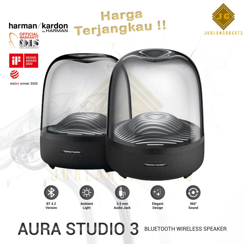 Jual Aura Studio 3 Wireless Bluetooth Speaker Harman Kardon - Garansi Resmi | Shopee Indonesia