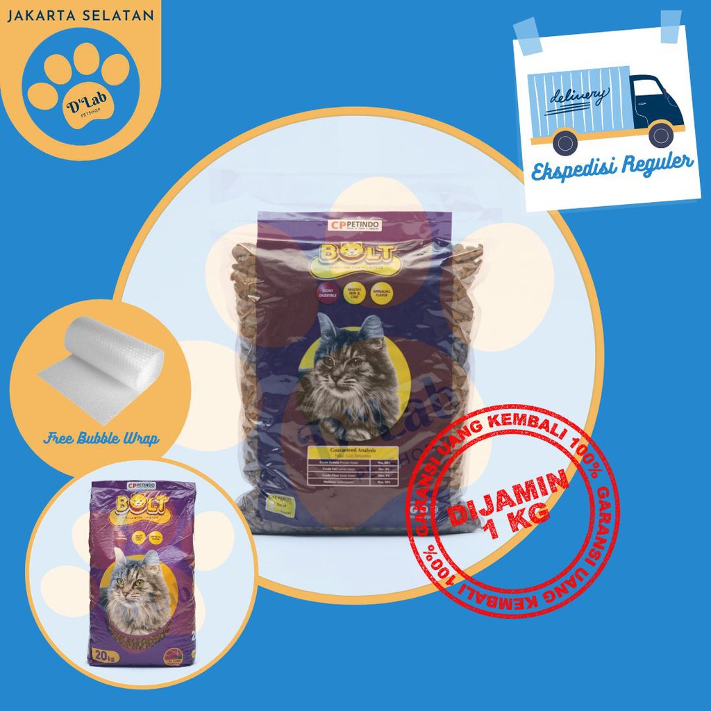 Bolt Tuna/Salmon 1kg beneran packing bubble wrap (ekspedisi) Cat