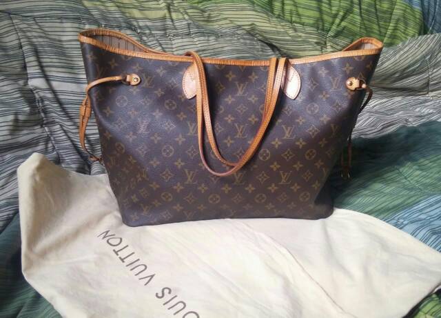 Jual (Sold Out)Preloved Tas Lv Neverfull Authentic | Shopee Indonesia