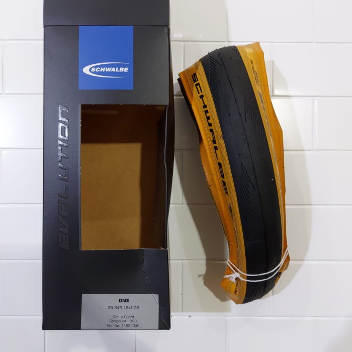 Jual ban luar SCHWALBE ONE swalbe tan wall 349 16 1.35 kevlar folding