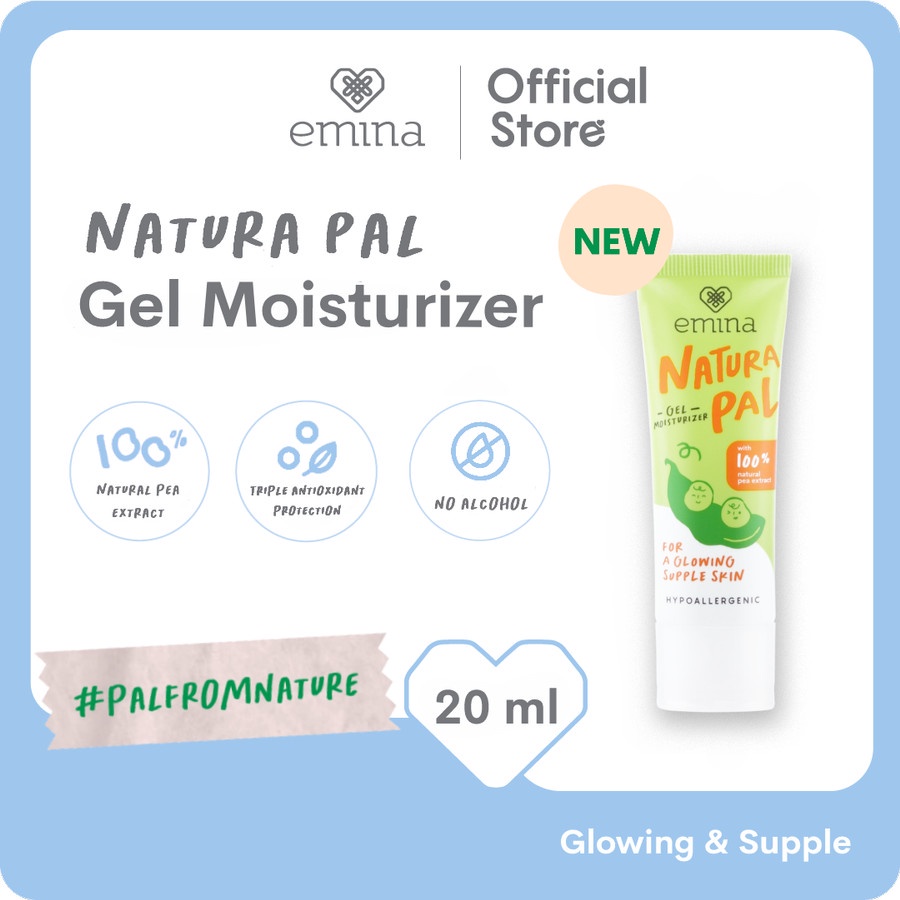 Jual Emina Natura Pal Gel Moisturizer 20ml Shopee Indonesia