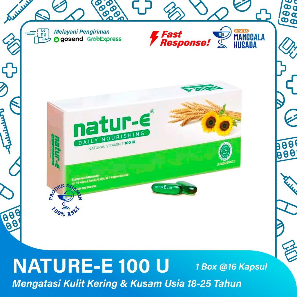 Jual NATUR E 100 IU HIJAU 1 BOX 16 KAPSUL Shopee Indonesia