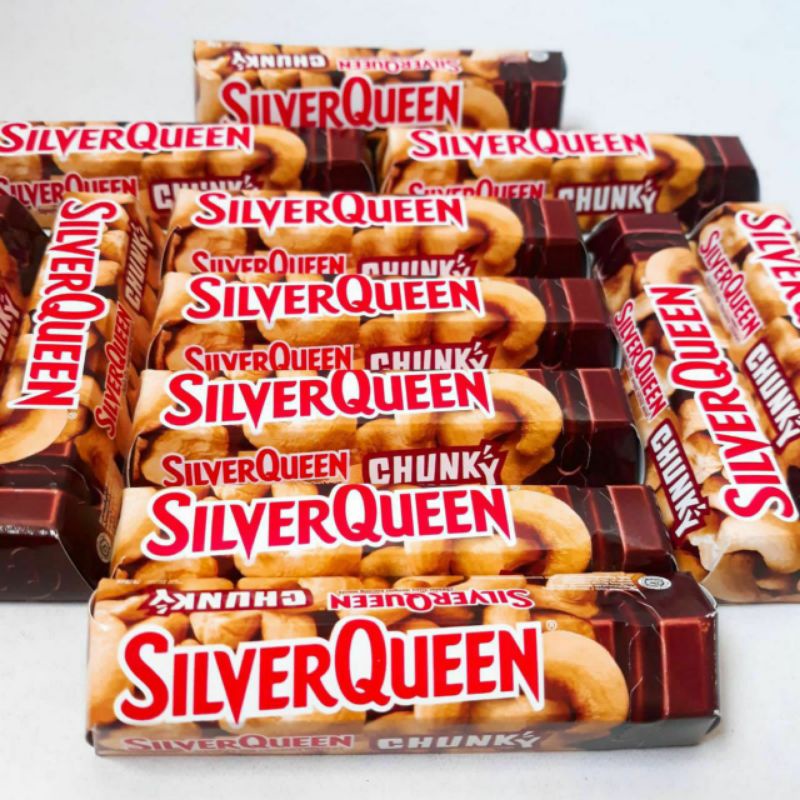 Jual ( Isi 24 Pcs ) Coklat Silverqueen Chunky Bar Mini 33Gr Silver Queen Chunkybar | Shopee Indonesia