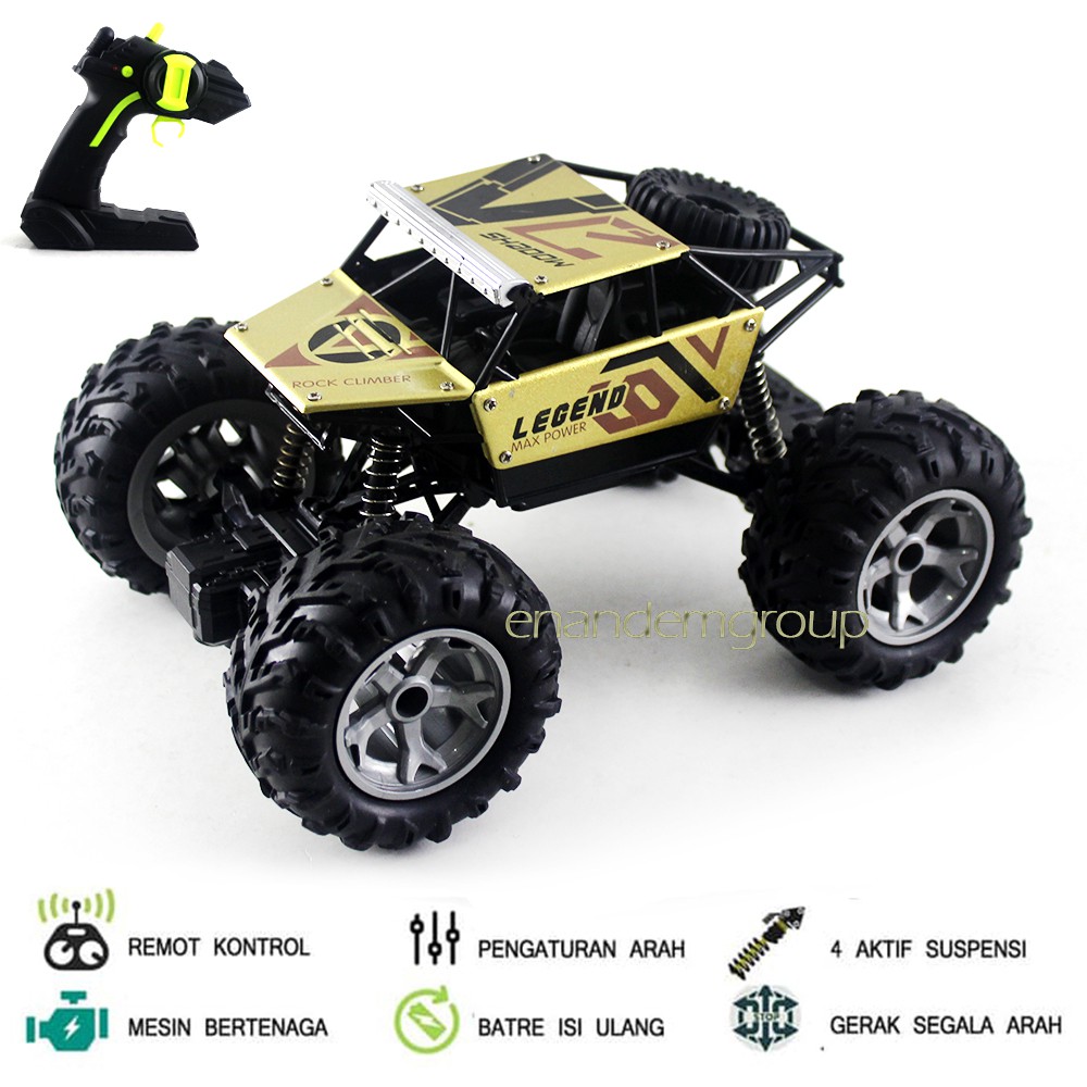 Mainan Mobil Remot Kontrol RC Offroad Rock Climbing Legend
