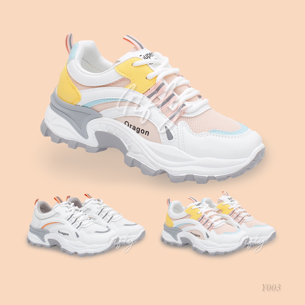 [GIFLY] Tzuyu Sepatu Sneakers Wanita Import Korea Y003