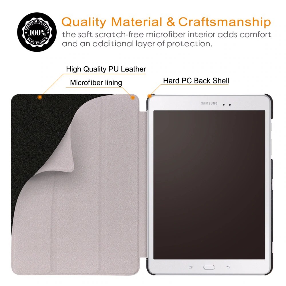 Jual Leather Case For Samsung Galaxy Tab A 9.7 Inch Sm-T550 Sm-T555 Sm-P550 Sm-P555 Tablet Cover For | Shopee Indonesia