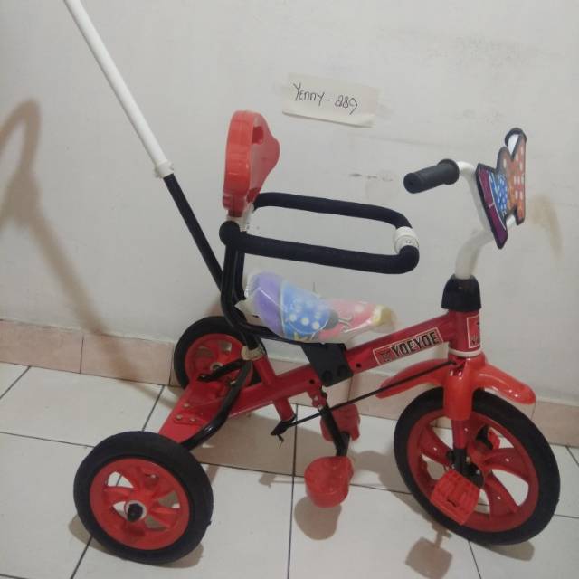 Sepeda Roda Tiga dorongan khusus via paket(JNE,j&t,dll) Shopee Indonesia