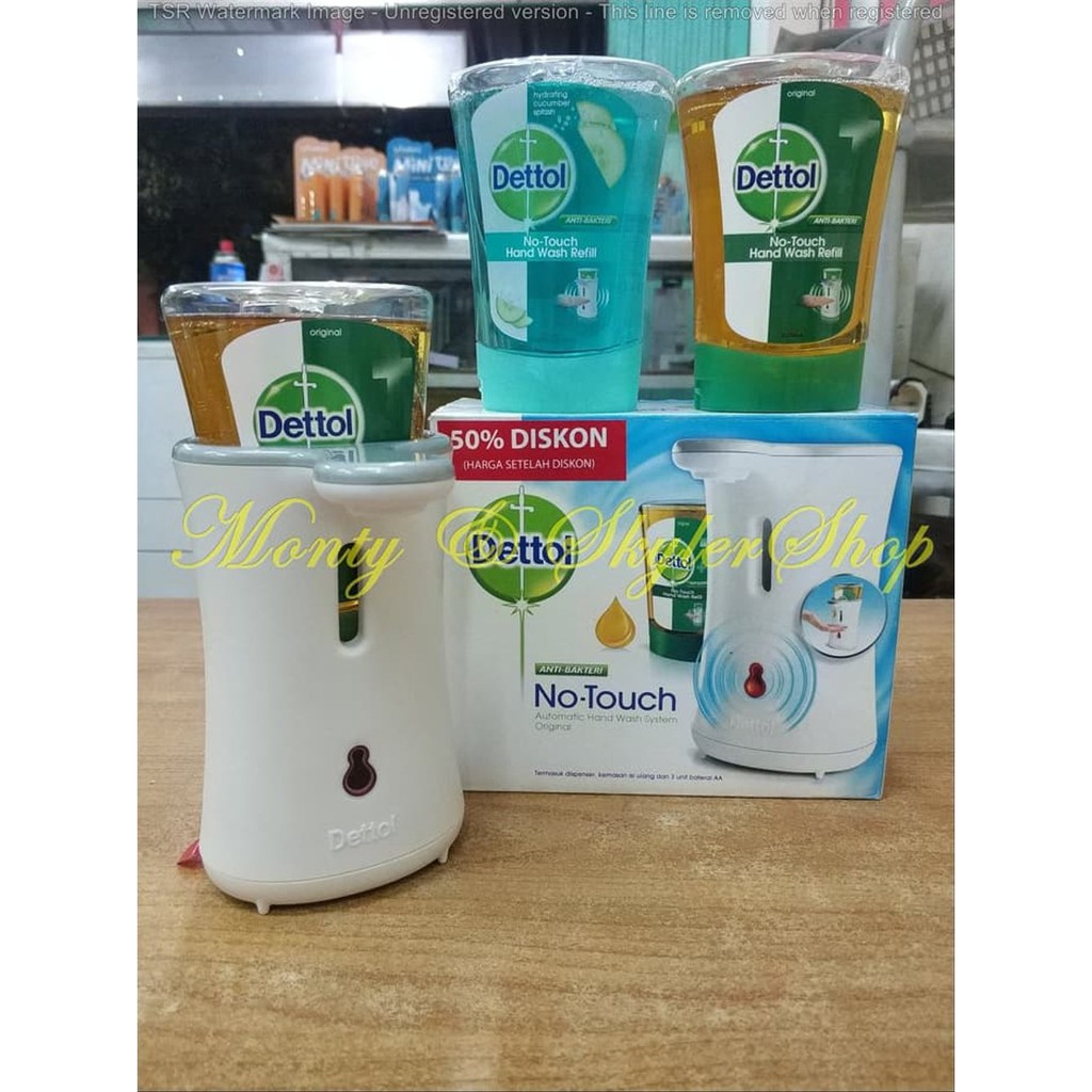 Jual Diskon Dettol No Touch Dispenser Sabun Otomatis Automatic Soap Dispenser | Shopee Indonesia