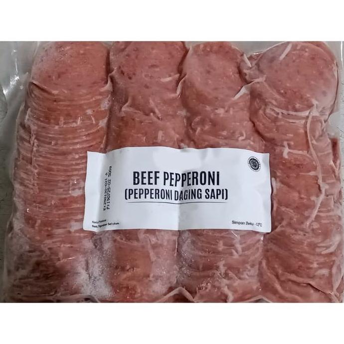 Jual Jual Pepperoni Beef Daging Sapi Peperoni 500 Gr Halal Topping