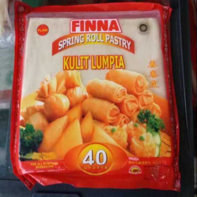 Finna Kulit Lumpia besar UK 215X215mm isi 40 Shopee Indonesia