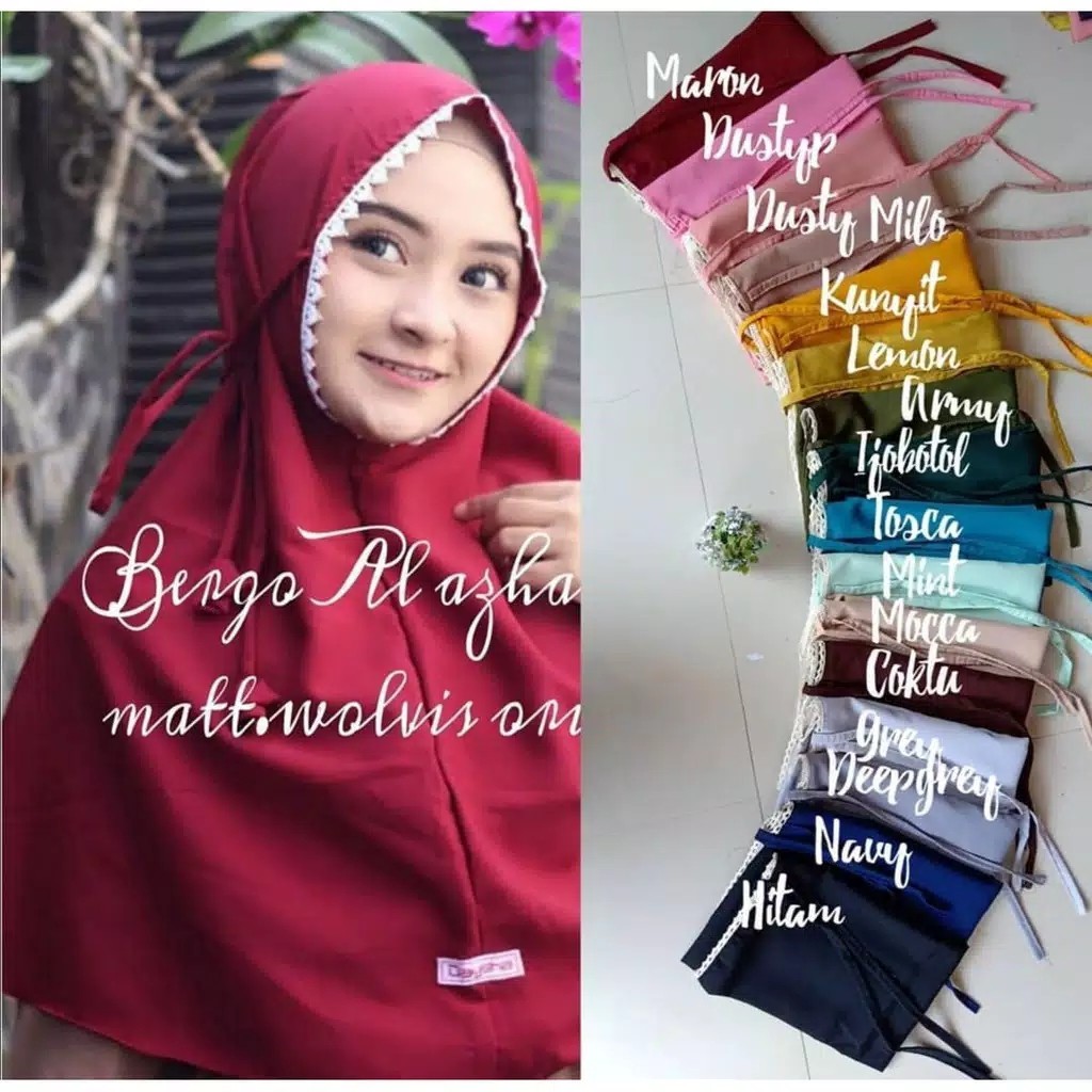 82+ Populer Warna Jilbab Bergo Maryam, Warna Jilbab
