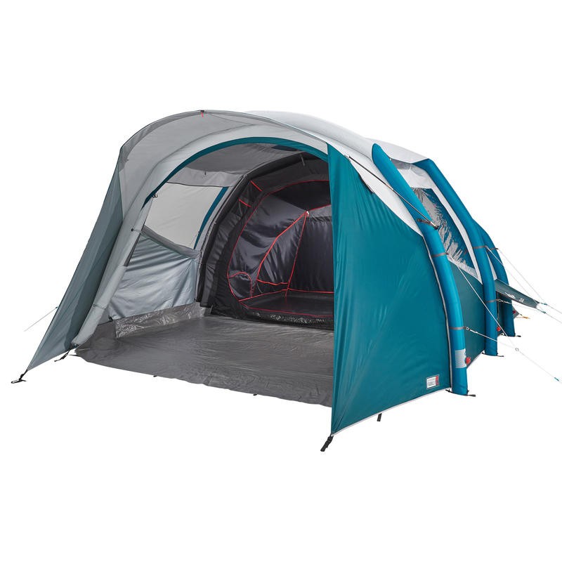 Jual Decathlon Quechua Tenda Camping Family Air Seconds 5.2 Fresh & Black 5 Persons - 8492633 | Shopee Indonesia