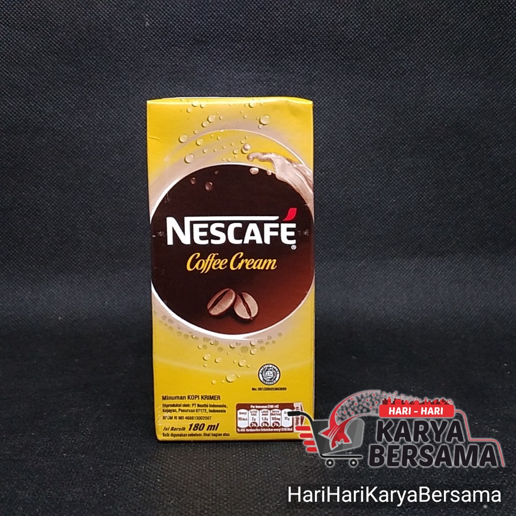 Jual NESCAFE COFFEE CREAM MINUMAN KOPI KOTAK 180ML Shopee Indonesia