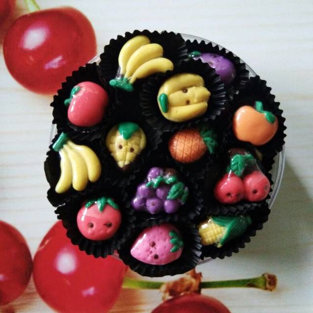 Jual Coklat Unik Krakter Kartun & Buah Buahan | Shopee Indonesia