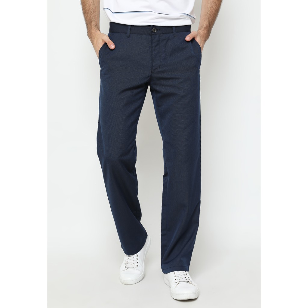 Jack Nicklaus Covington Celana Panjang Pria Regular Fit Biru Shopee Indonesia