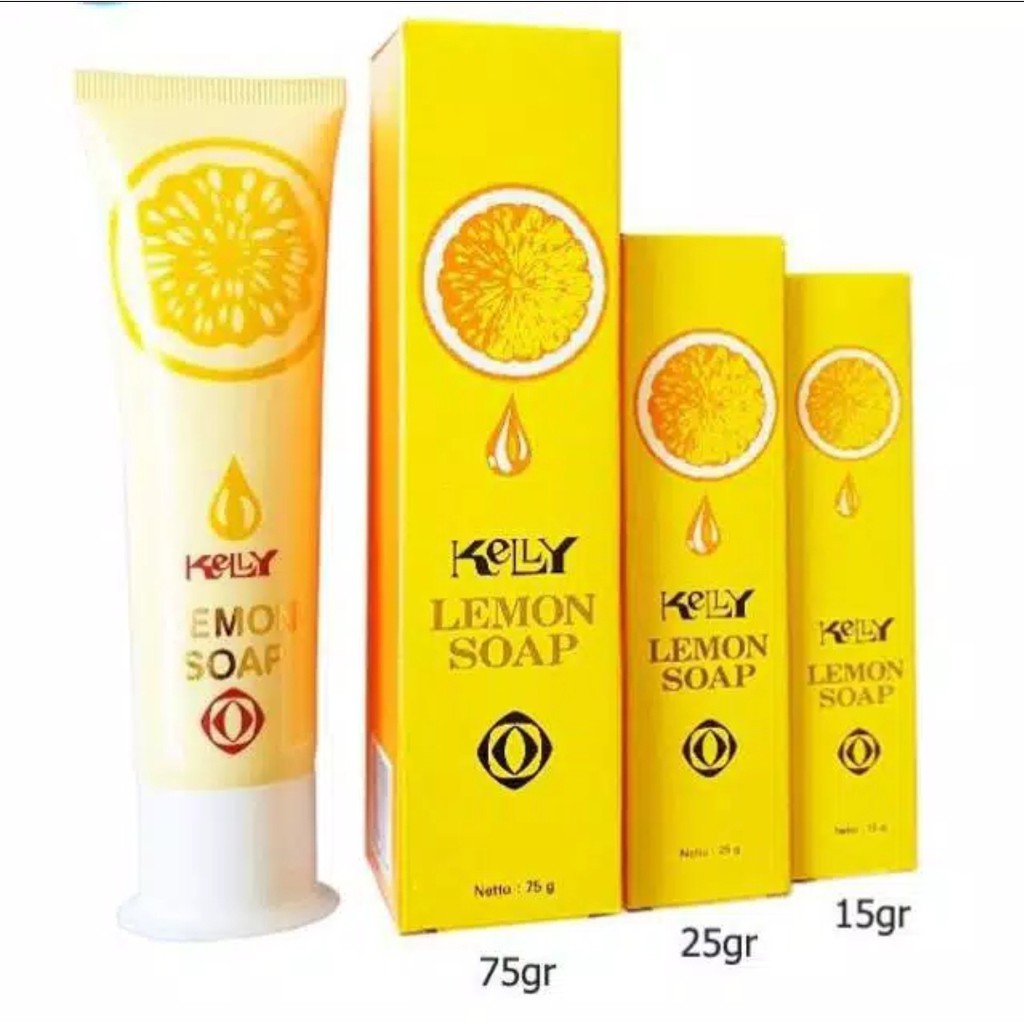 Kelly Lemon Soap / Sabun muka Kely / keli 15 25 75 gr / gram | Shopee  Indonesia
