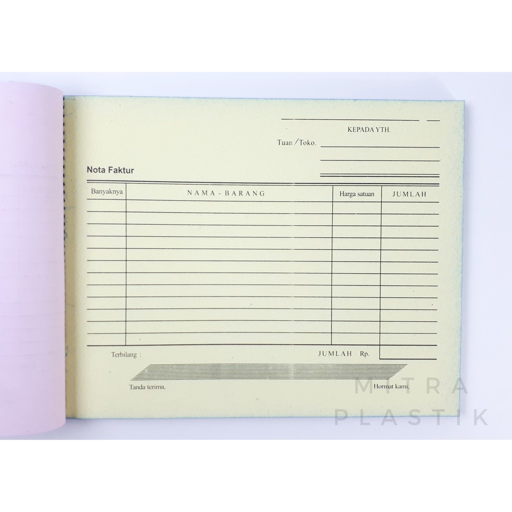 Buku Nota Faktur 4 Ply NCR Faktur Rangkap 4 AF | Shopee Indonesia