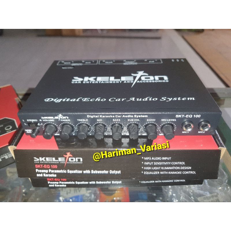Jual Preamp Karaoke Skeleton EQ100 New Shopee Indonesia