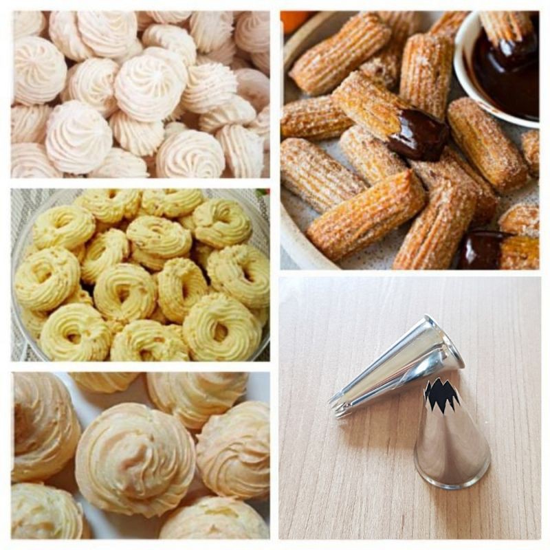 Spuit besar kue sagu keju spuit churros spuit sus eclair spuit semprit