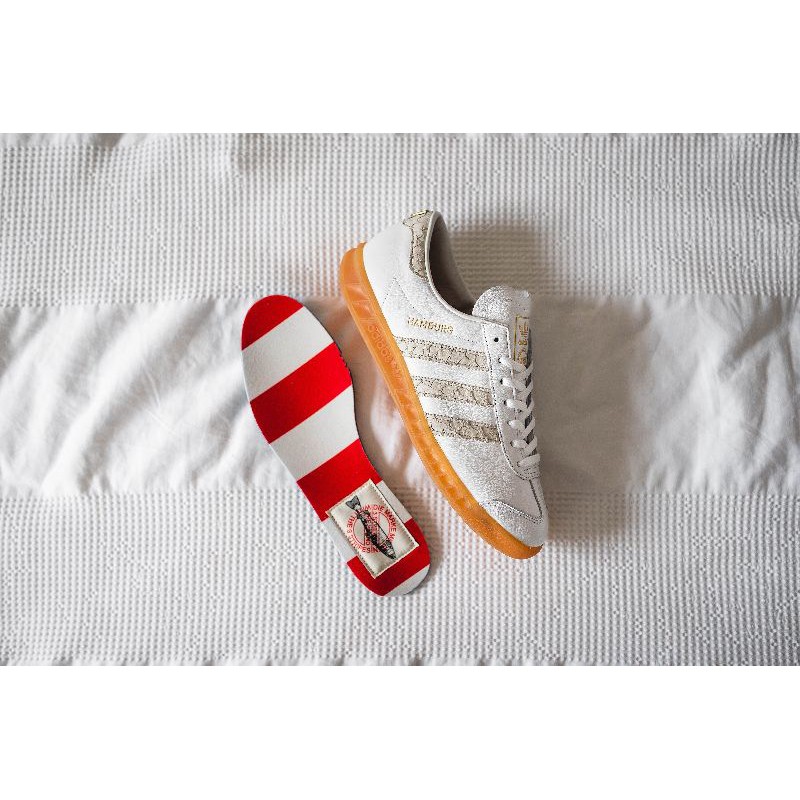 Jual Adidas Hamburg Fishmarket White Shopee Indonesia