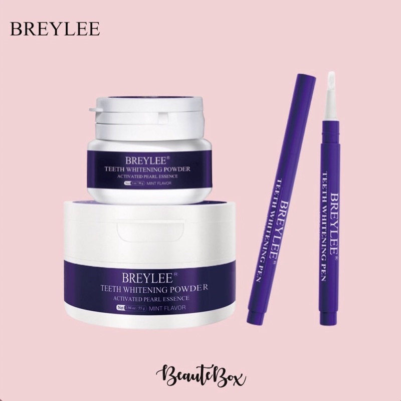 Jual BREYLEE Teeth Whitening Powder & Pen Mencerahkan Gigi Shopee