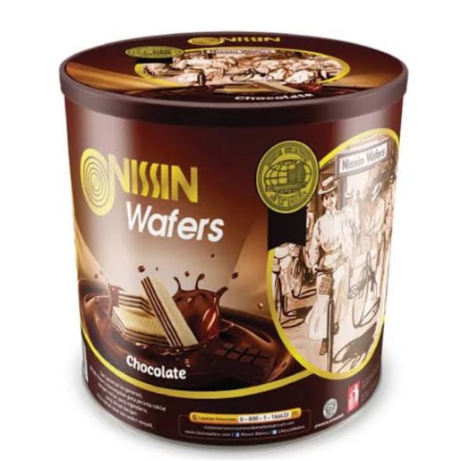 Jual Nissin Wafer Kaleng Coklat 570 Gram Wafers Chocolate | Shopee Indonesia
