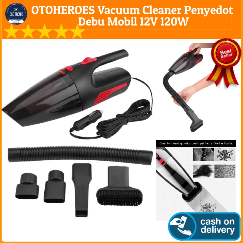 Jual Vacuum Vakum Cleaner Alat Penyedot Debu Mobil Car Dust Portable