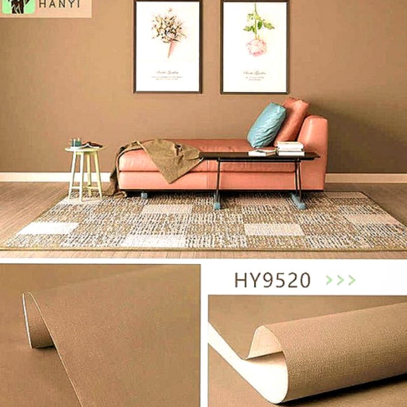 Jual Wallpaper Dinding Coklat Muda Polos Bertekstur Pastel Mewah | Shopee Indonesia