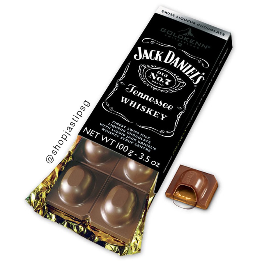 Jual Jack Daniel's Milk Chocolate Bar Tennessee Honey Liqueur Whiskey 100G Cokelat Blok Coklat Ganache | Shopee Indonesia