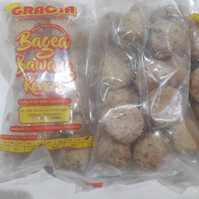 Jual Gracia Bagea Kenari Rasa Bawang Putih Ole - Ole Jajanan Kue Khas Ambon  Indonesia|Shopee Indonesia