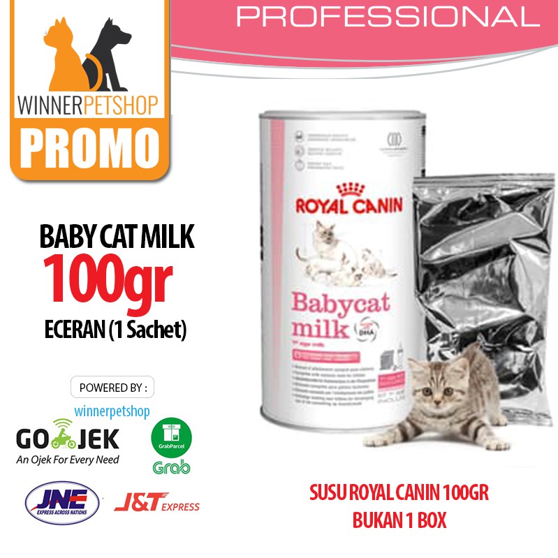 Jual Royal Canin Baby Cat Milk - Susu Kucing Royal Canin Eceran - Susu Kucing Sachet | Shopee Indonesia