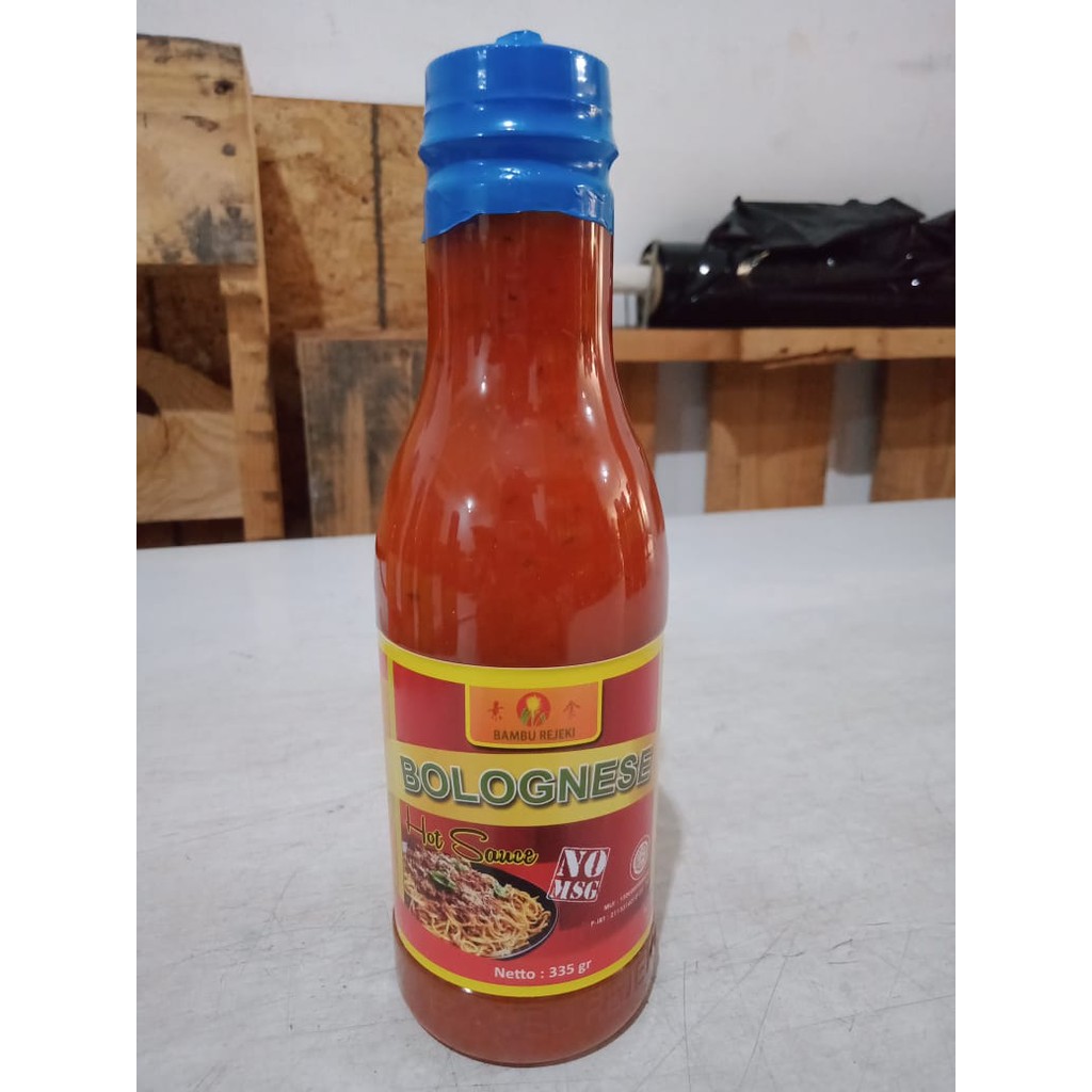 Bambu Rejeki Bolognese HOT Sauce Vegan / Bumbu Spageti Pedas instant