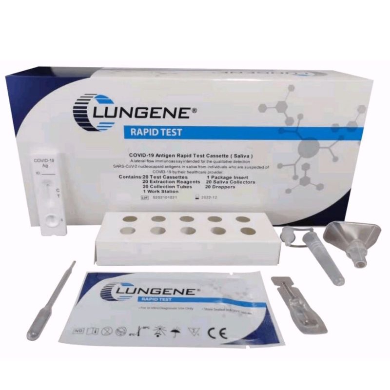Jual Lungene Antigen Rapid Saliva test | Shopee Indonesia