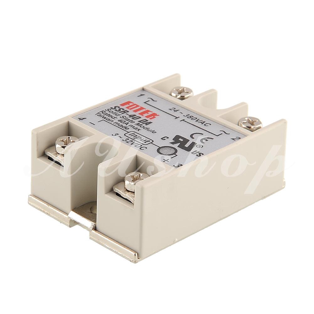 General Purpose Relays 196F 1PCS 24V380V AC SSR40DA 250V 332VDC