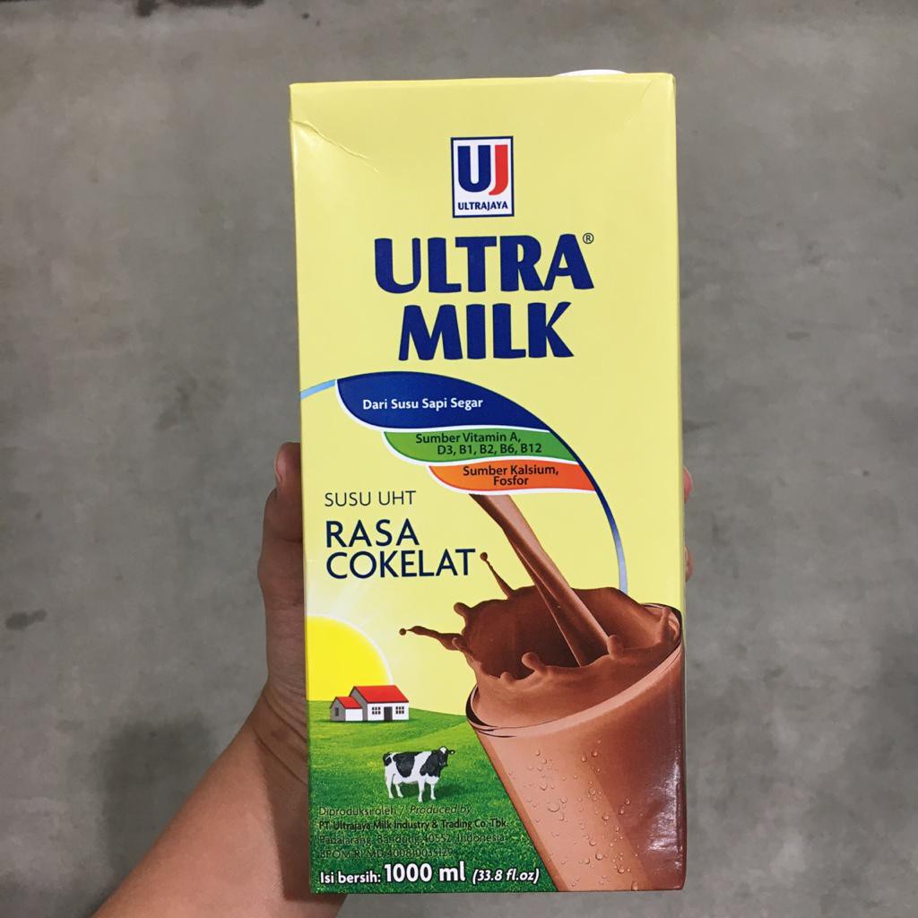 Jual Susu Uht Ultra Milk Coklat 1 Liter | Shopee Indonesia