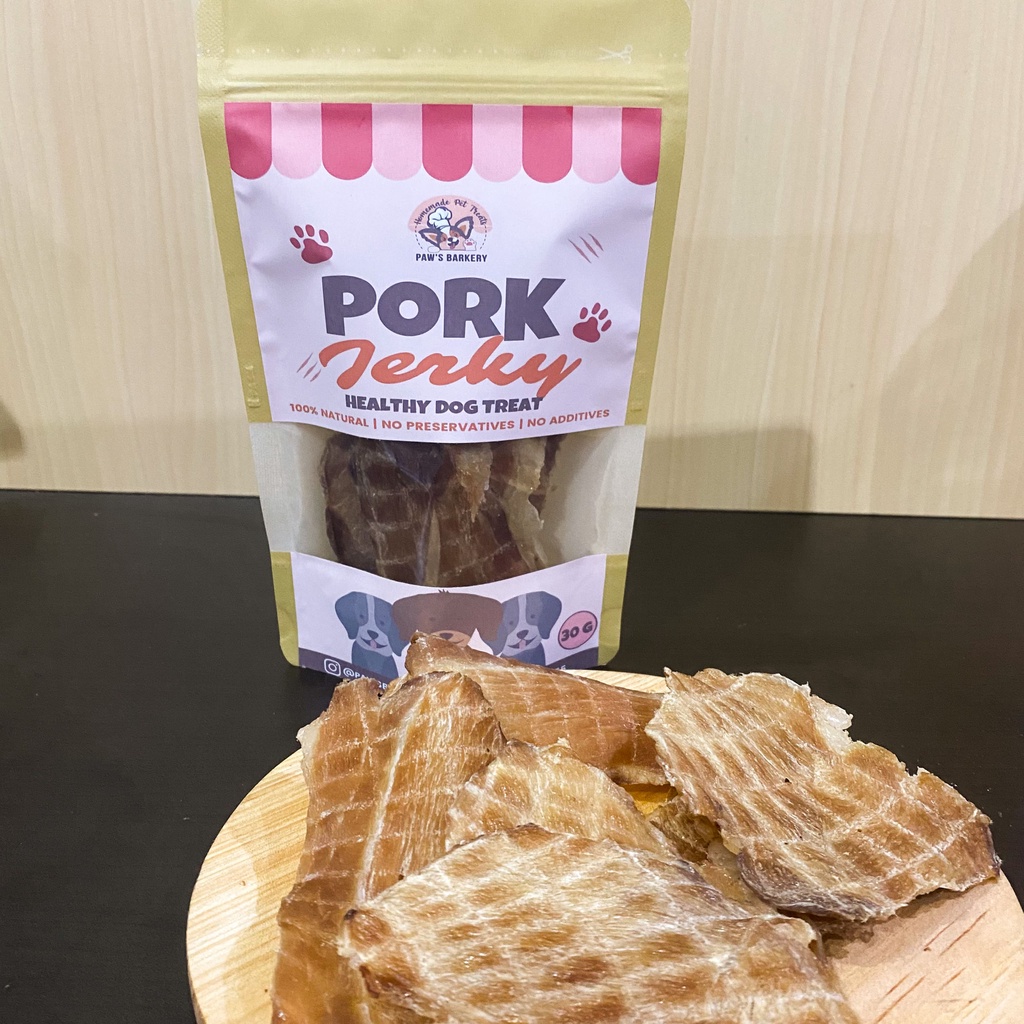 Jual Dehydrated Pork Jerky / Dendeng Babi (Homemade Dog Treat / Dog