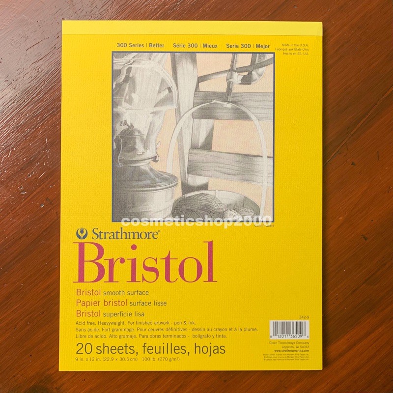 Strathmore Bristol Smooth Paper Pads 9x12" (A4) Shopee Indonesia