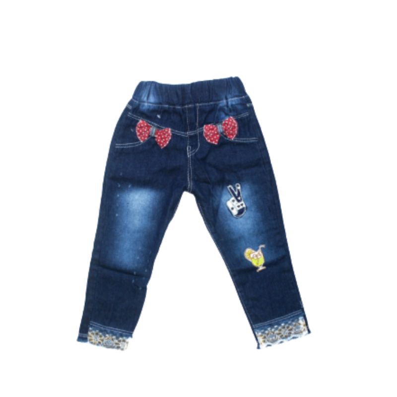 Celana Jeans Renda Anak / Celana Jeans Anak Perempuan 16 Tahun 2/4/6 Shopee Indonesia
