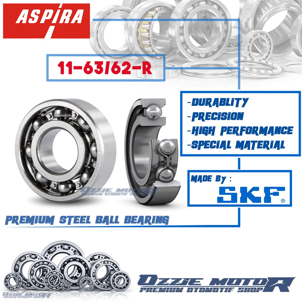 zinkkruka stor Jual Bearing Aspira Skf 11-63/22-R (Open Type) Laher Kruk As Kanan Honda Berkualitas Indonesia|Shopee Indonesia