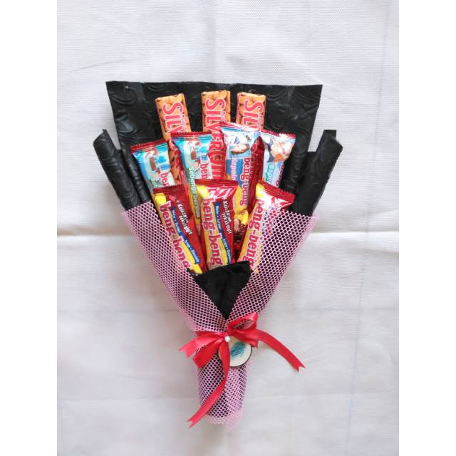 Jual Buket Coklat Silverqueen Beng Beng Mix | Shopee Indonesia