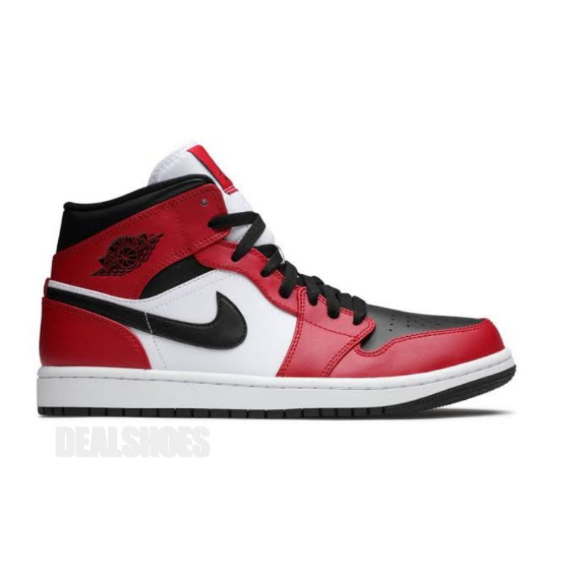 Jual Nike Air Jordan 1 Mid Chicago Toe Original Bnib 100% Indonesia|Shopee Indonesia