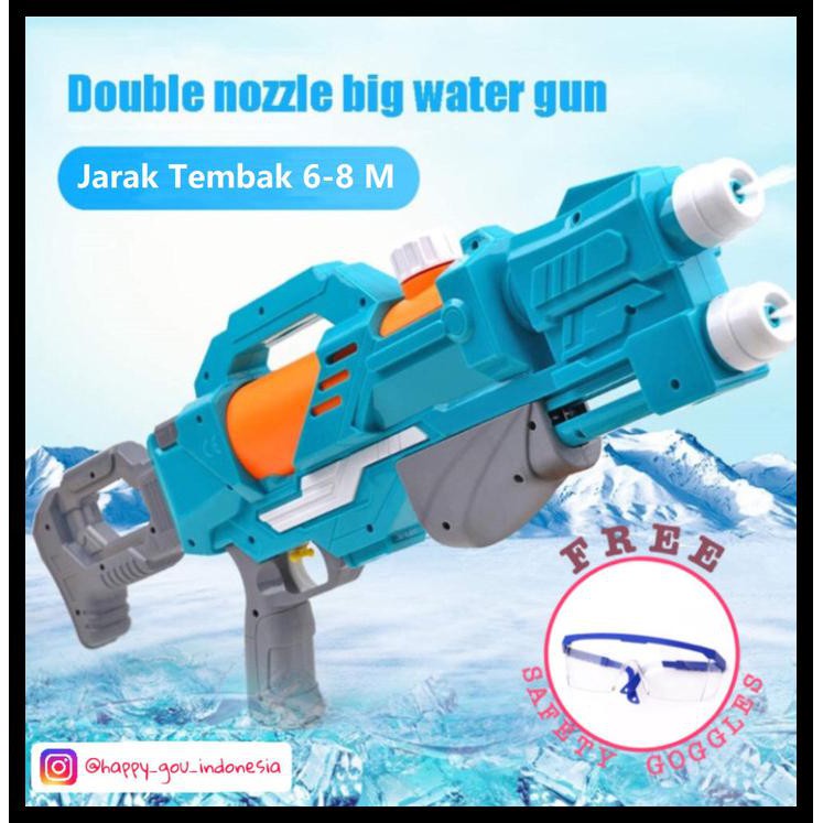 Jual Mainan Anak Big Water Gun Jumbo Pistol Air Tembakan Besar | Shopee Indonesia