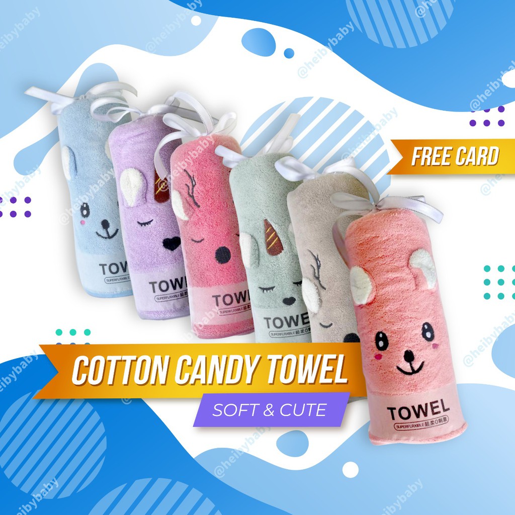 Cotton Candy Baby Towel / Handuk Bayi / Kado Bayi / Kado