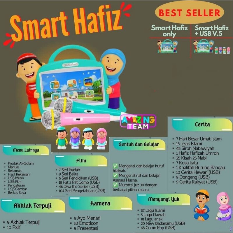 Jual Smarthafiz + Usb Mainan Anak Tanpa Radiasi Pintar Dan Sholeh | Shopee Indonesia