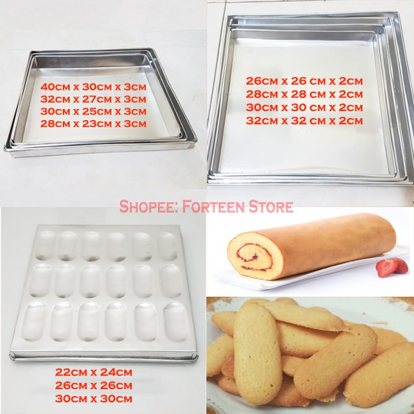 Loyang Bolu Gulung Loyang Kotak Loyang Persegi Panjang Loyang Nastar