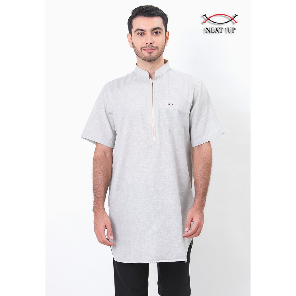 Baju Koko Kurta Nextup Signature Lengan Pendek NF21 Shopee Indonesia