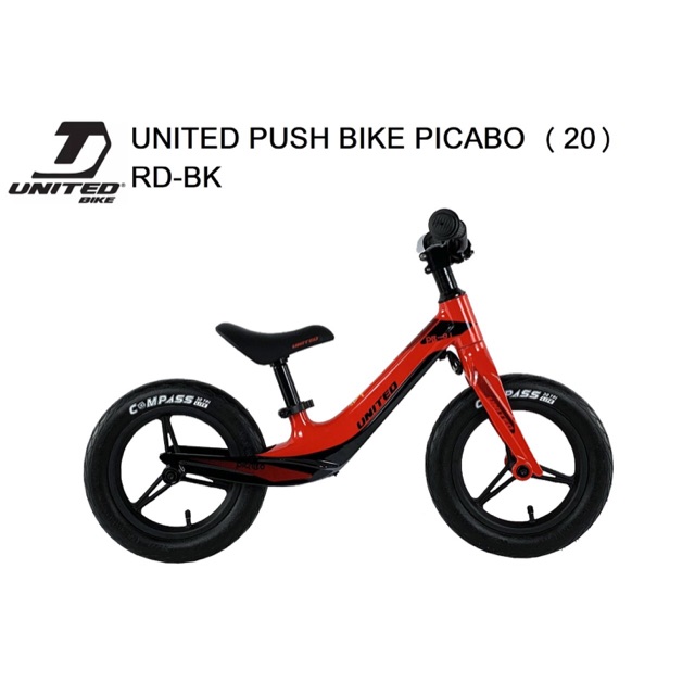 BICYCLE/SEPEDA ANAK RODA DUA 12 INCH PUSH BIKE PICABO/BALANCE BIKE